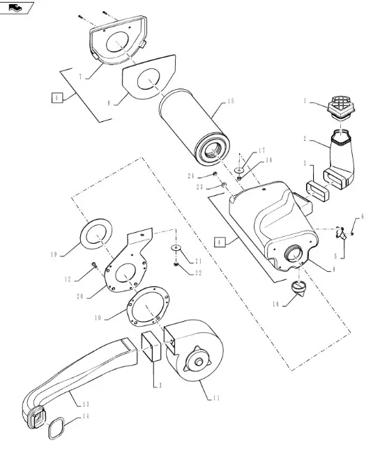 255218A4 - Крышка корпуса фильтра конд. TGT8./Mg.